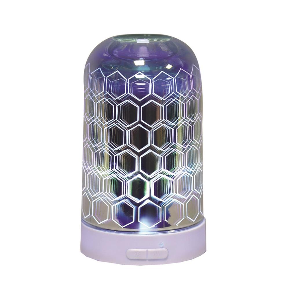 Aroma Hexagon 3D Ultrasonic Electric Essential Oil Diffuser £15.59